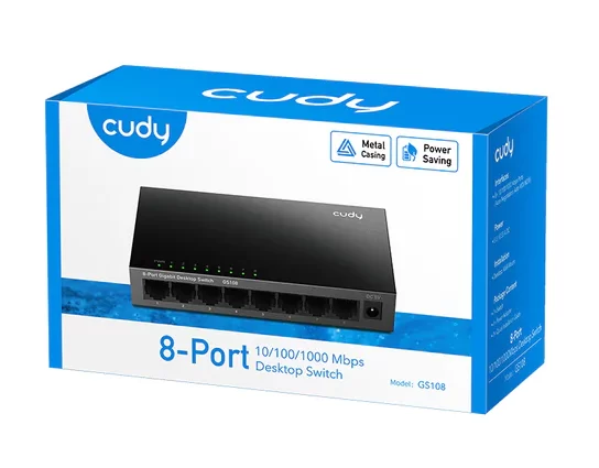 Cudy 8-Port Gigabit Unmanaged Switch GS108