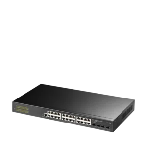 Cudy 24-Port Layer 2 Managed Gigabit Switch with 4 Gigabit SFP lots GS2024S2