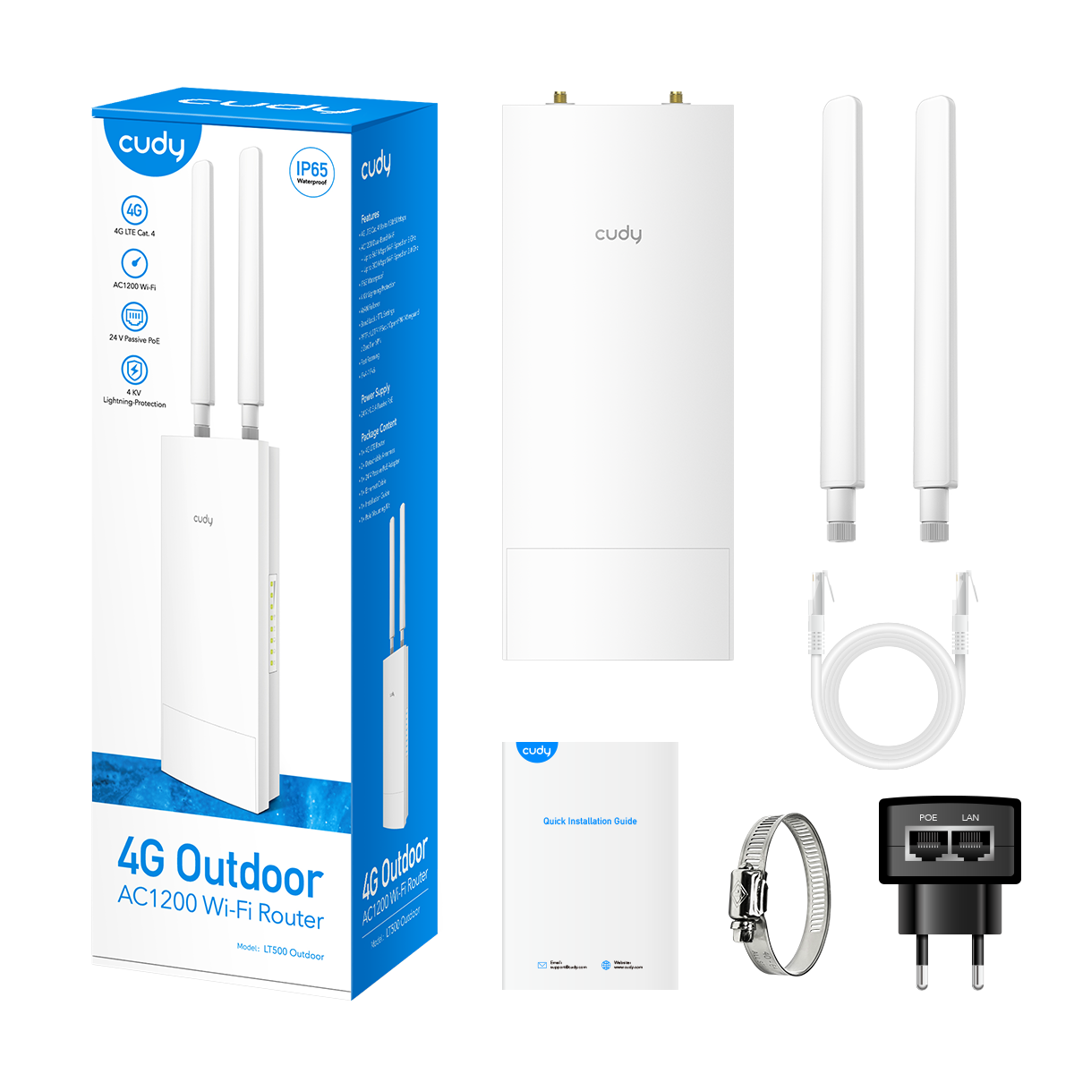 Cudy LT500 Outdoor LTE 4G AC1200 Router - Image 5