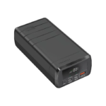 Promate PowerMine-130 38000mAh 130W Quick Charging Power Bank Charge laptops, tablets, smartphones or any USB-C charging, Circuits Protect, Black