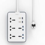 WiWU Wi-S006 PS524 , 11 in 1, 20W,  5 Sockets + 4 USB-C, 2 USB-A