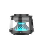WiWU Wi-W039 Flow 5 in 1 Wireless Charger with Ambient Light & Speaker, for Phone Earbuds and Watch,15W Magnetic Fast Ch