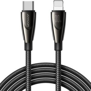 Joyroom JR-A31 fast Charging Data Type-C To Lightning Cable, CL3 30W 1.2m black / 1 Year Warranty
