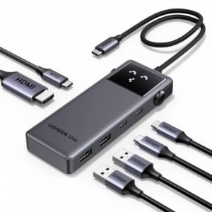 UGREEN 35998 Uno 6-in-1 USB-C Hub with 10Gbps USB-C & USB-A Data Ports 4K@60Hz HDMI