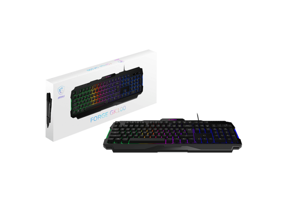 MSI Forge GK100 – Gaming RGB Keyboard, 19-Key Anti-Ghosting