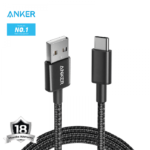 Anker USB-C to USB A 3.0 cable (6ft/1.8m), High Durability Type C Braided Charging Cable Compatible with All Android Devices And More - 18 Month Warranty