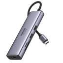 UGREEN USB-C Hub, 7-in-1, Input(1X USB-C),Output (HDMI) Multiport Adapter with 100W PD, (2 USB-C ) USB 3.2 and SD/TF Card Reader 104 mb/s Support HD Display For Windows/MacOS,100W Power,CM511/45521 - Image 2