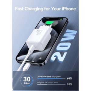 JoyroomJR-TCF20 20W Superfast Charger PD & QC3.0 Support - 18 Months Warranty