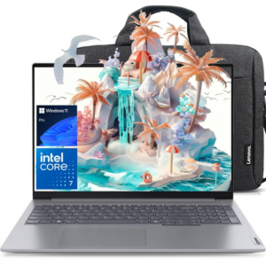 Laptop Lenovo ThinkBook 16 G8 IML Intel Core 7 240H 5.2GHz 10 Cores, 16GB DDR5, 1 TB M.2 SSD, 16" WUXGA IPS 300nits w/ 15.6" Laptop Casual Toploader - 2 Year Warranty