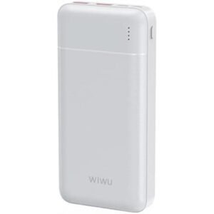 WIWU Wi-P001 Speedy Series 20000mAH PD 20W + QC 22.5W fast charging - White - 18 Months Warranty