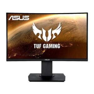 ASUS TUF Gaming VG24VQ 23.6 inch Full HD 144Hz 1Ms, VA PANEL Curved Gaming Adjustable Monitor, With Speakers