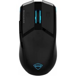 MACHENIKE M7 Pro Gaming Mouse (PAW 3104 Sensor) Wireless/Wired RGB Computer Mouse with 8000 DPI and 6 Programmable Buttons, High Performance Lightweight Gaming Mouse for PC/Mac - Black