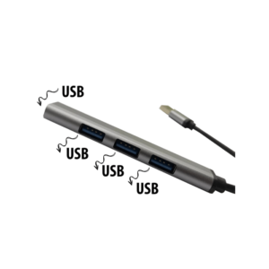 High Speed USB 3.0 4-Port Hub Slim