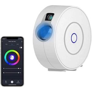 Atmosphere LED Smart Star Projector, Smart APP Control, Wifi 2.4GHz, Voice Control, Flexible Timing, Colorful Nebula Colors, For Home, Bedroom, Home Theater, Gaming Room