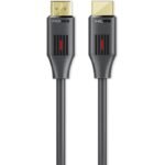 Promate HDMI 2.0 Cable, 4K@60Hz HDMI to HDMI Slim 1.5m Cable with 3D Video Support, 18Gbps Bandwidth, Ethernet Support and Gold-Plated Connectors for Laptops, Smart TVs, Monitors