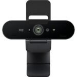 Logitech Brio 4K Webcam, Ultra 4K  Video Calling, Noise-Canceling mic, HD Auto Light Correction, Wide Field of View