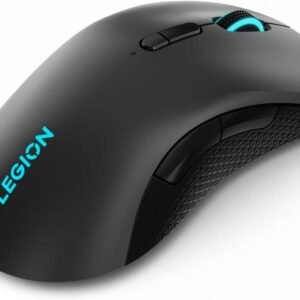 Lenovo Legion M600 RGB Wireless Gaming Mouse – 16,000 DPI, 9 Programmable Buttons, 200-Hour Battery Life, 50-Million Clicks Durability – Ambidextrous Computer Mouse (Black)