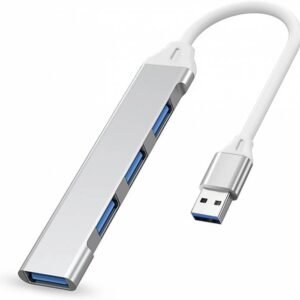 USB Hub, 4 in 1 USB Adapter with 1 USB 3.0 & 3 USB 2.0 Mini USB Hub for PC, Laptop, Macbook, USB Stick, Other Device