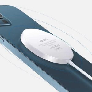 WiWU MagSafe Fast Charging Wireless Charger 15W Magnetic For Phone/Earphone USB Type-C