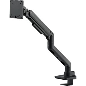 SilverStone ARM14B (Black) Single Monitor Arm w/ Heavy-Duty Gas Spring Design & Versatile Adjustability, For Monitors Up To 49" Size & 20kg Weight, VESA Mounting Interface Standard (MIS), 100mm x 100mm / 75mm x 75 mm Mounting Hole