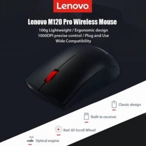 Lenovo M120 Pro Wireless Optical Mouse - Black