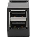 USB Port Splitter,3 Port USB 2.0 hub DockMini USB Hub, 3 Port 3.0 USB Hub High Speed Splitter Plug and Play, USB Splitter Adapter Portable for PC, Laptop - Black - Image 3