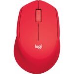 Logitech M330 Silent Mouse, Wireless,  (Red)