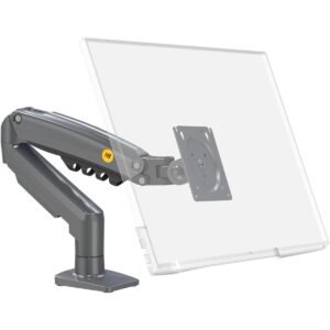 North Bayou (NB F80) Ergonomic Desk Mount Single Monitor Arm, Up To 17-30" Size & 2-9kg Weight, Vesa 75mm x 75 mm To 100mm x 100mm Mounting Hole