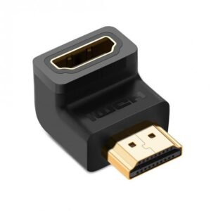 UGREEN 20109 HDMI Adapter Right Angle 90 Degree Gold Plated HDMI Male to Female Connector Supports 4K for TV Stick