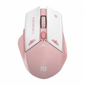 G-550C RGB Wireless USB Gaming Mouse, 6 Buttons, 2.4GHz Receiver, Rechargeable Battery, 10m Range, Adjustable DPI, Plug and Play, for Windows/MAC/Linux/PC/Laptop (Pink)