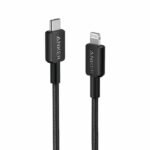 Anker 322 USB-C Lightning Cable [ 3 ft MFi Certified] Powerline II for iPhone 15, 15 Pro 14 Pro Max 14, 13 X XS XR 8 Plus, AirPods Pro - Black - 18 Month Warranty