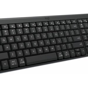 Logitech K250 Bluetooth Keyboard with Numpad, Easy Connectivity, Compact Wireless Keyboard Made with Recycled Plastic, Spill-Resistant, Comfortable Keys - Windows/MacOS - Graphite
