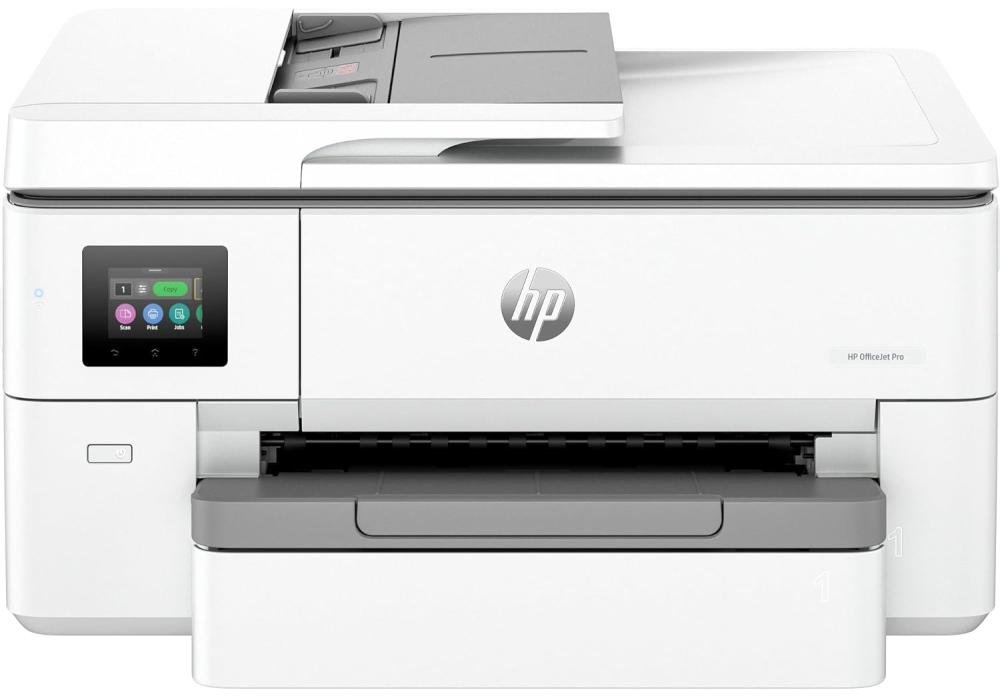 HP OfficeJet Pro 9720 Wide Format All-in-One Printer, Color, Print, Copy, Scan, Wireless, Automatic document feeder, Two-sided printing, Scan to pdf, Touchscreen, Cement Maximum printer media size A3