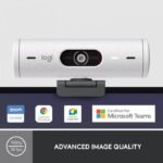 Logitech Brio 500 Full-HD Webcam with Auto Light Correction,Show Mode, Dual Noise Reduction Mics, Webcam Privacy Cover, Works with Microsoft Teams, Google Meet, Zoom, USB-C Cable