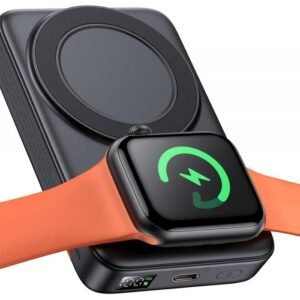 Mcdodo MC-1461 2 in 1 10000mAh 20W Magnetic Wireless Power Bank With Stand For iPhone And Apple Watch - 18 Months Warranty