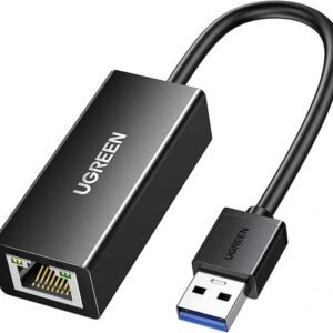 UGREEN USB to Ethernet Adapter, 1000Mbps Ethernet Adapter with USB 3.0, Driver Free, RJ45 LAN Network Adapter Compatible with Nintendo Switch, Laptop, PC, MacBook, Windows, macOS, Linux