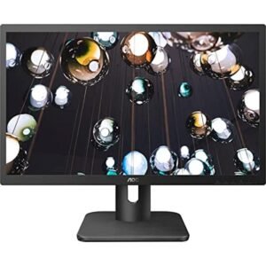AOC 20E1H 20" HD+ (1600x900) TN, 60Hz, 5ms,  sRGB 99%, HDMI/VGA & Headphone Out (3.5mm) - Black Flat Monitor
