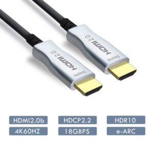 HDMI To HDMI 2.0b Fiber Cable, 4K Optical - 25M