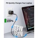 Mcdodo USB C Charger,33W USB C Fast Charger Block Mini Size Dual USB-C and USB-A GaN Charger Type C Fast Charging Block Power Adapter - Image 4