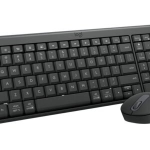 Logitech MK250 Bluetooth Wireless Mouse and Keyboard Combo: Fast & Easy Connectivity, Compact Wireless Keyboard, Ambidextrous Mouse, Durable Build - Windows/MacOS - Graphite
