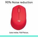 Logitech M330 Silent Mouse, Wireless, (Red) - Image 5