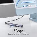 UGREEN Revodok 105 USB C Hub 5 in 1 Multiport Adapter 4K HDMI, 100W Power Delivery, 3 USB-A Data Ports, USB C Dongle for MacBook Pro/Air, iPad Pro, iMac, iPhone 15 Pro/Pro Max, XPS, Thinkpad - Image 5