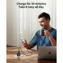 Mcdodo USB C Charger,33W USB C Fast Charger Block Mini Size Dual USB-C and USB-A GaN Charger Type C Fast Charging Block Power Adapter - Image 2