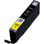 CANON CLI-451Y Yellow Genuine Ink Cartridge, Prints Up to 330 A4 Pages