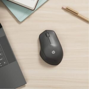 HP 280 Silent PC Wireless Mouse, HP Blue Optical Technology, 1600 DPI to track precisely on any surface, 90% noise reduction, Comfortable & Ergonomic Design, USB A Dongle Included