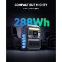 Anker SOLIX C300 Portable Power Station, Outdoor 288Wh LiFePO4 Battery, 300W (600W Surge) Solar Generator, 140W Two-Way Fast Charging, for Camping, Traveling, and Emergencies - 18 Month Warranty - Image 2