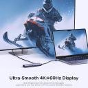 UGREEN Revodok 7 in 1 USB C Hub Gigabit Ethernet Adapter 4K@60Hz HDMI, 100W PD Charging, USB A Data Ports, SD/TF Card Reader Compatible with Mac iPhone 15 Pro/Pro Max, Steam Deck - Image 5