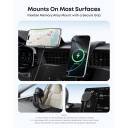 Anker Nano Magnetic Wireless Car Charger, 360° Adjustable Mount Car Charger with Detachable Pad, 15W Qi2 Certified with Alloy Bracket, Fast Charging for iPhone 17/16/15/14/13 Series (Adapter Included) - 18 Months Warranty - Image 3