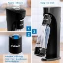 Drinkmate OmniFizz Sparkling Water and Soda Maker, Carbonates Any Drink Without Diluting It, CO2 Cylinder 60L (Included) - Matte Black - Image 2