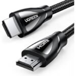 UGREEN 8K HDMI Cable 2.1 10FT, 48Gbps Ultra High Speed Braided HDMI Cord 10K 8K@60Hz 4K@240Hz, eARC HDR10 HDCP 2.2&2.3, HDMI Cable (5m)